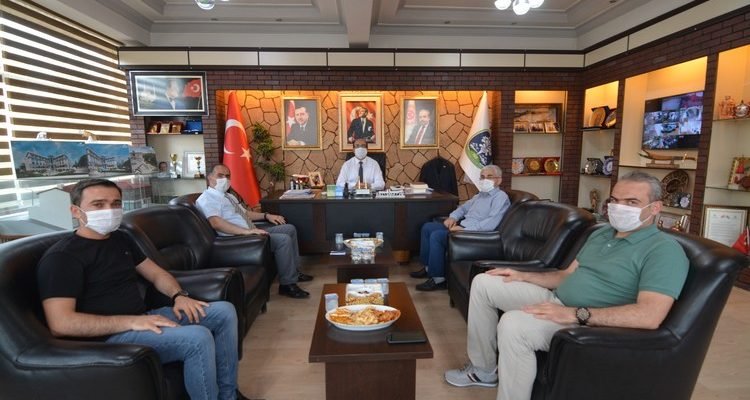 Tapu Müdürlüğü’nden Başkan Mustafa Çöl’e ziyaret