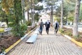 Başkan Mustafa Çöl  Şehir Kabristanı’nda incelemede bulundu