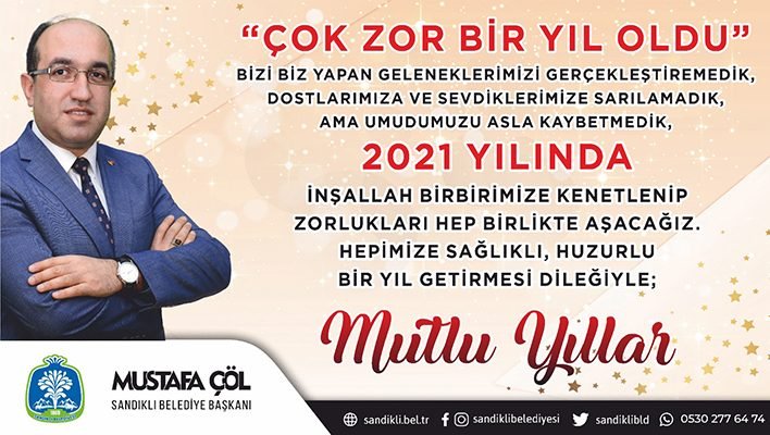 Başkan Mustafa Çöl, Vatandaşların Yeni Yılını kutladı