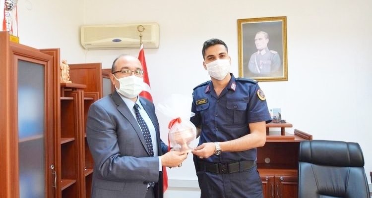 Başkan Mustafa Çöl’den, Sandıklı İlçe Jandarma Komutanlığına ziyaret