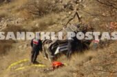 300 metrelik uçurumdan aşağı düşen hafif ticari araçtaki 1 kişi hayatını kaybetti