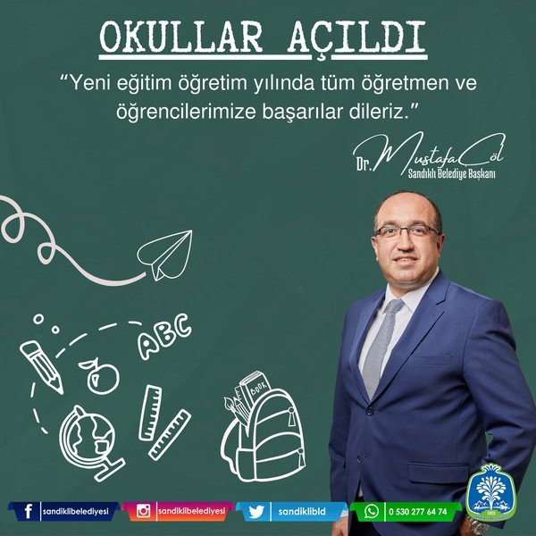 BAŞKAN DR. MUSTAFA ÇÖL’DEN EĞİTİM VE ÖĞRETİM YILI KUTLAMA MESAJI